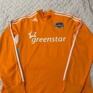 Adidas Bright Orange Houston Dynamo training sweater